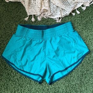 Nike Elite 1.5 inch Dri-Fit Brief-Lined Teal Shorts - Women’s Small